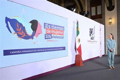 Presidenta Claudia Sheinbaum presenta campaña permanente Es tiempo de