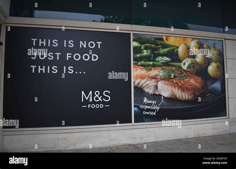 Advert In Central Milton Keynes For Marks And Spencer This Is Not