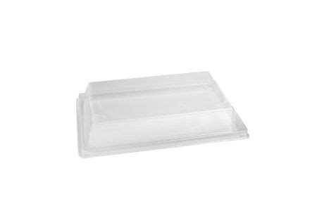 Strong Anti Fog PET Lid For 470ml Sushi Tray Enviropack In