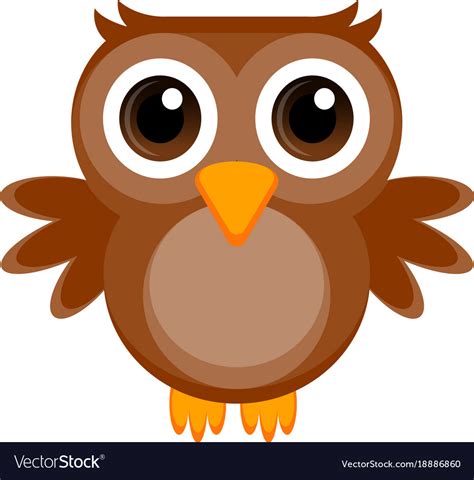 Isolated Cute Owl Royalty Free Vector Image VectorStock