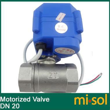 Misol Motorized Ball Valve G Dn Reduce Port Way Vdc Cr