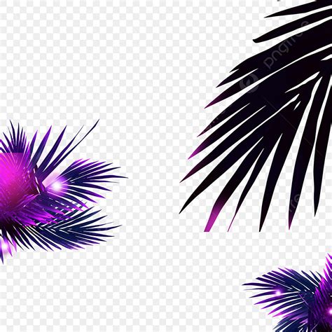 Free Vector Purple Neon Frame With Leaves Hot Sex Picture