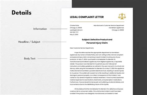 Legal Complaint Sample