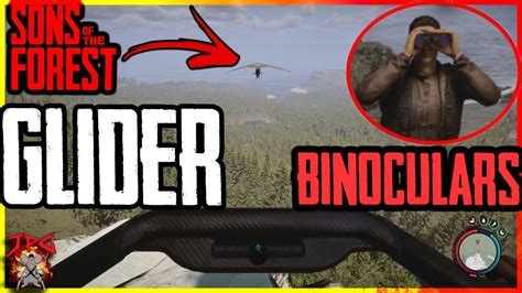 Sons Of The Forest Hang Glider Location And How To Fly Plus Binoculars Youtube