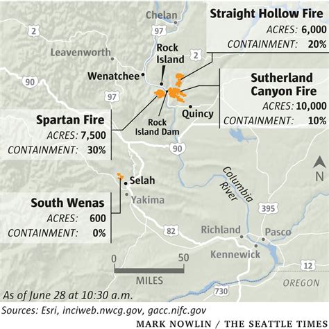 Eastern Washington wildfires prompt urgent evacuations | The Seattle Times