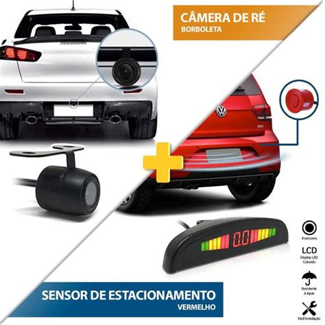 Kit Sensor De R Vermelho C Mera De R Traseira Agile