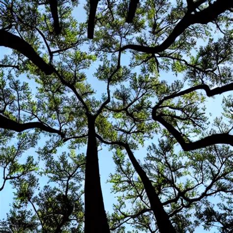 Tree Seen From Below By Georgia O Keeffe Stable Diffusion