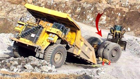 Dangerous Fails Biggest Dump Truck Operator Skills Fastest Heavy