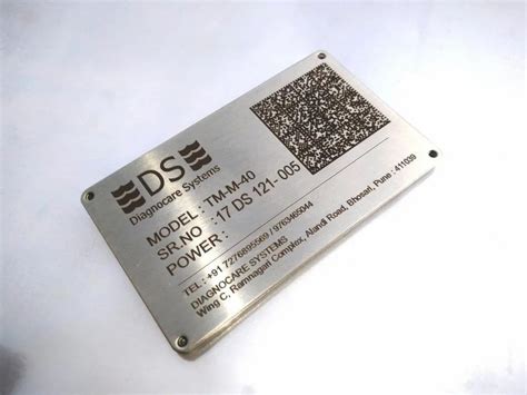 Ss304 Ss316 Aluminium Nickel Etched Stainless Steel Name Plates At Rs