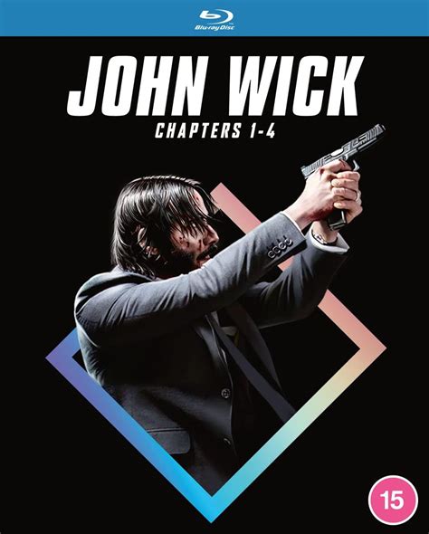 John Wick 1 4 Box Set BLURAY Blu Ray Lance Reddick Laurence