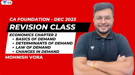 Revision Part 1 Economics Chp 2 CA Foundation Dec 2023 Mohnish