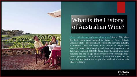 What Is The History Of Australian Wine Ppt