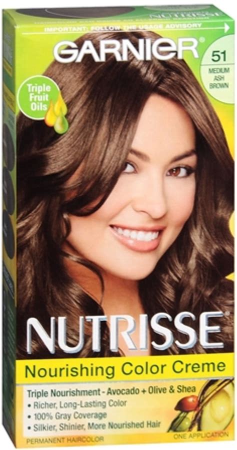 Garnier Nutrisse Haircolor 51 Cool Tea Medium Ash Brown 1 Each