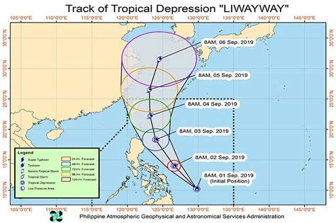 Kabayan Exits Par Lpa Off East Mindanao Develops Into Tropical