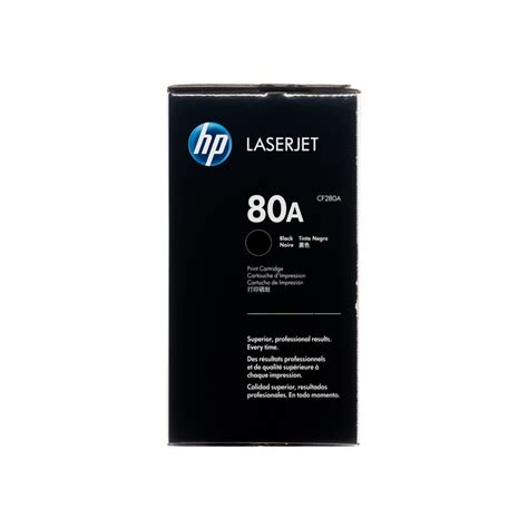 Original Hp 80a Black Laserjet Toner Cartridge Cf280a