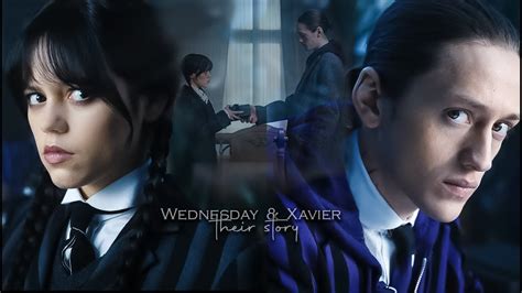 Wednesday And Xavier Story Jenna Ortega And Percy Hynes White Wednesday Addams American