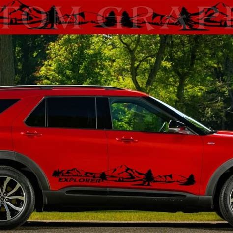 Ford Explorer Decal Etsy