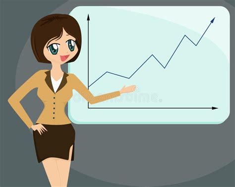 Lady Giving Presentation Stock Illustrations 170 Lady Giving