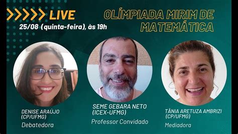 Live Olimpíada Mirim de Matemática YouTube