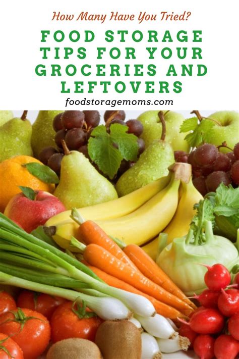 Food Storage Tips for Your Groceries and Leftovers - Food Storage Moms