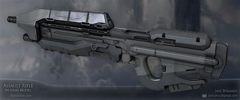 Halo 3/4 Assault Rifle [WIP] — polycount