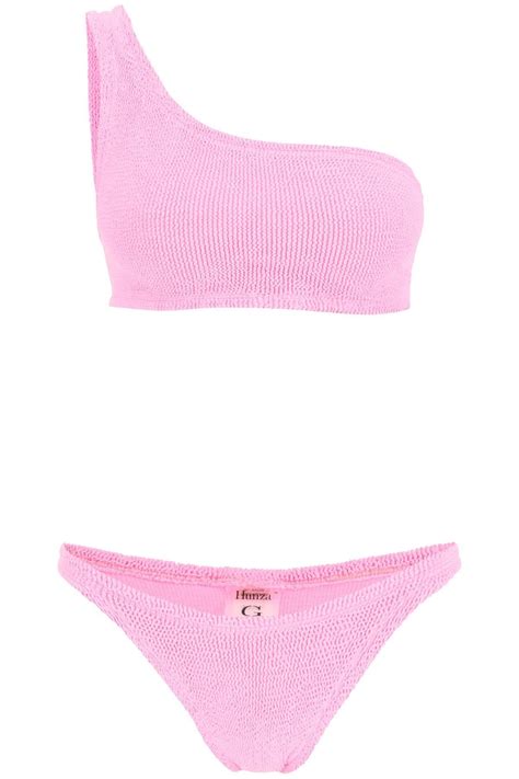 Hunza G Nancy Bikini Set In Pink Lyst UK