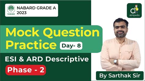 Nabard Grade A Phase Exam Esi Ard Descriptive Daily Mock