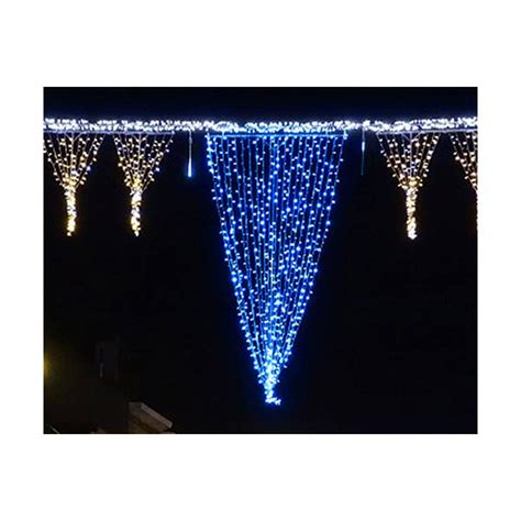 Rideau Lumineux Scintillant Ip Optima Bleu H M X M Led V