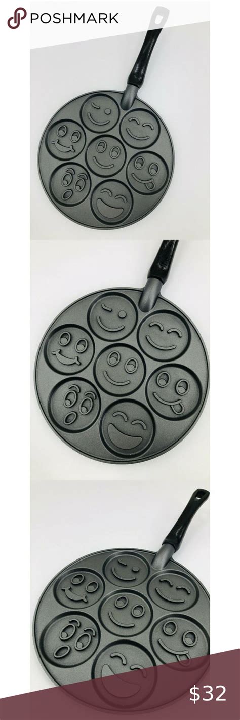 Nordic Ware Emoticon Smiley Face 7 Emojis Pancake Nordic Ware Emoticon Smiley