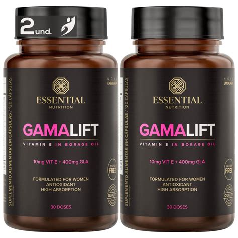 Kit 2 Gamalift Essential Nutrition 120 Cápsulas Kit 2 Gamalift