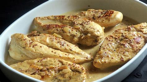 Poulet Sauce Moutarde Lancienne Simple Recette Facile