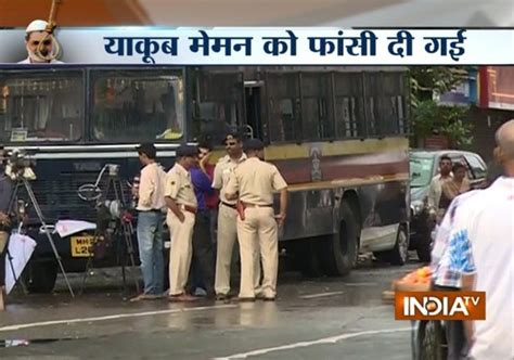 Tight Security In Mumbai After Yakub Memon Execution India Tv News