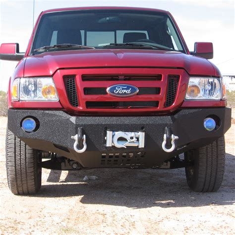 Iron Bull Bumpers® Ford Ranger 1993 Full Width Black Front Winch Hd Bumper