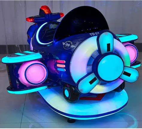 Fiber Square PLANE KIDS RIDS ARCADE GAME, For Amusement Park, Capacity ...