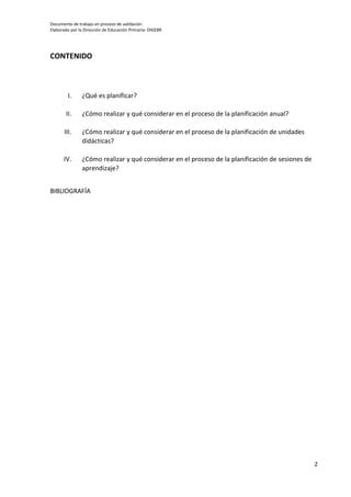 Cartilla Planificacion Curricular Minedu Pdf