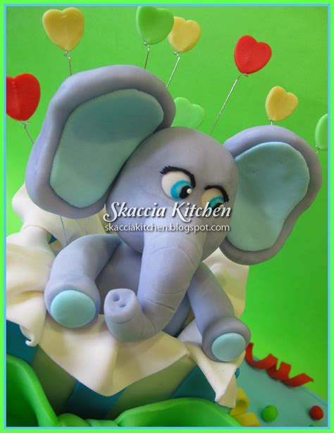 Skaccia Kitchen Elephant Th Birthday Cake