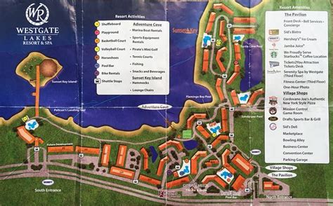 Resort Map Of Westgate Town Center Kissimmee Fl