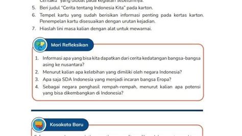 Kunci Jawaban Ipas Kelas Sd Halaman Kurikulum Merdeka Kedatangan