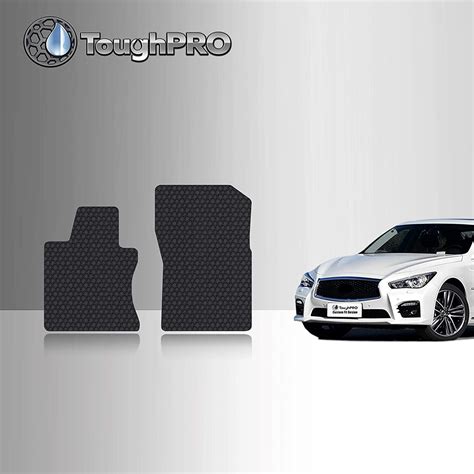 Toughpro Floor Mat Accessories Front Row Set Compatible With Infiniti Q50 All Weather