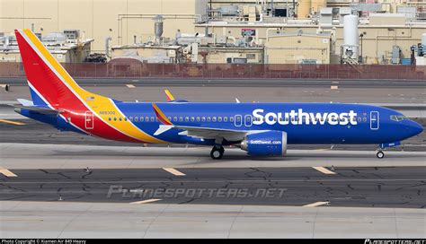 N8830Q Southwest Airlines Boeing 737 8 MAX Photo By Xiamen Air 849