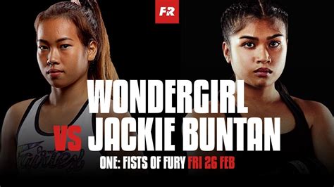 Wondergirl Fairtex Vs Jackie Buntan ONE Championship Preview YouTube