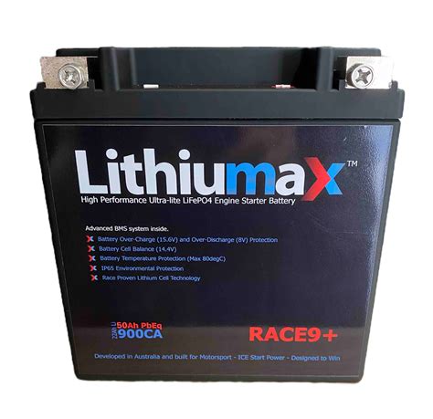 Lithiumax Gen Race Lcd Ca Ultra Lite Engine Starter Battery