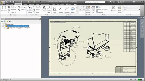 Autodesk Vault Revision Table Placement Demo Youtube