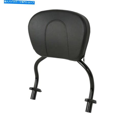 シーシーバー ブラックの取り外し可能なSissy Bar PadBackrest for Harley Flrt FreeWheeler