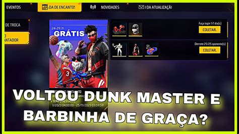 HOJE AGORA VOLTOU DUNK MASTER E BARBINHA DO VELHO DE GRAÇA E CUBO DE