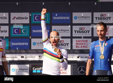 France Schurter Nino Winner During Podium Uci Mountain