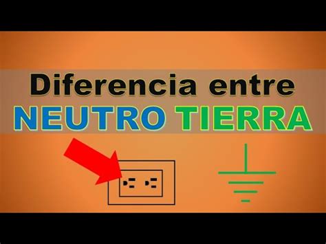 Diferencia Entre Cable Neutro Y De Puesta A Tierra Youtube