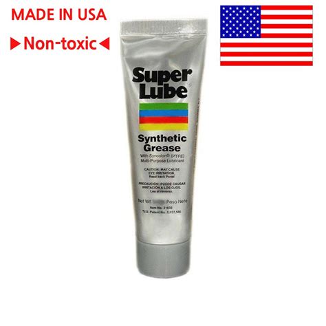 SUPER LUBE 21030 Synthetic Grease Multi Purpose Lubricant Tube PTFE