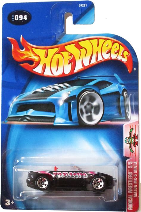 Hot Wheels Radical Wrestlers Mazda Mx Miata Black