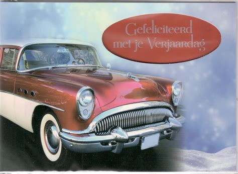 Oldtimer Verjaardagskaart Voor Mannen Verjaardagskaart